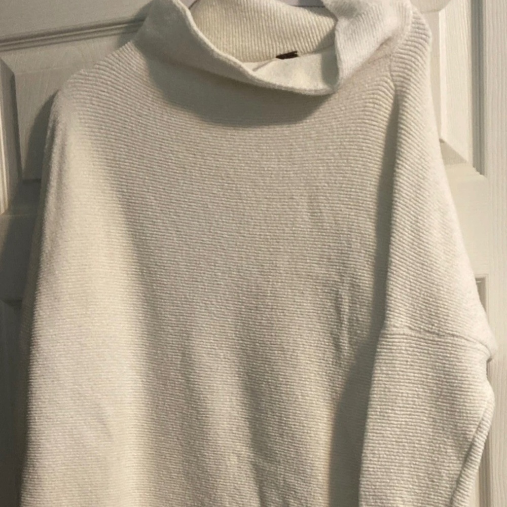 Free People Ottoman Slouchy Tunic Parchment Size Small